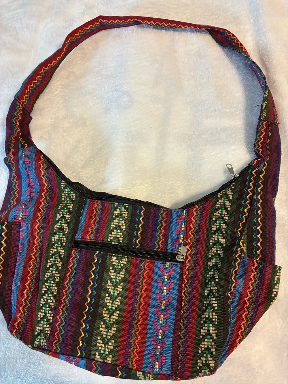 ItzMagic! Studios Boho Multicolor Woven Shoulder Bag